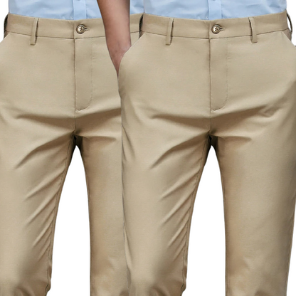 BUY 1 GET 2 FREE | Classic Gentleman's Suit Pants + Free Leather Belt