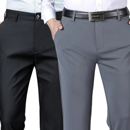 BUY 1 GET 2 FREE | Classic Gentleman's Suit Pants + Free Leather Belt
